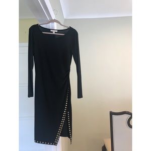 Sexy black Michael Kors dress with slit